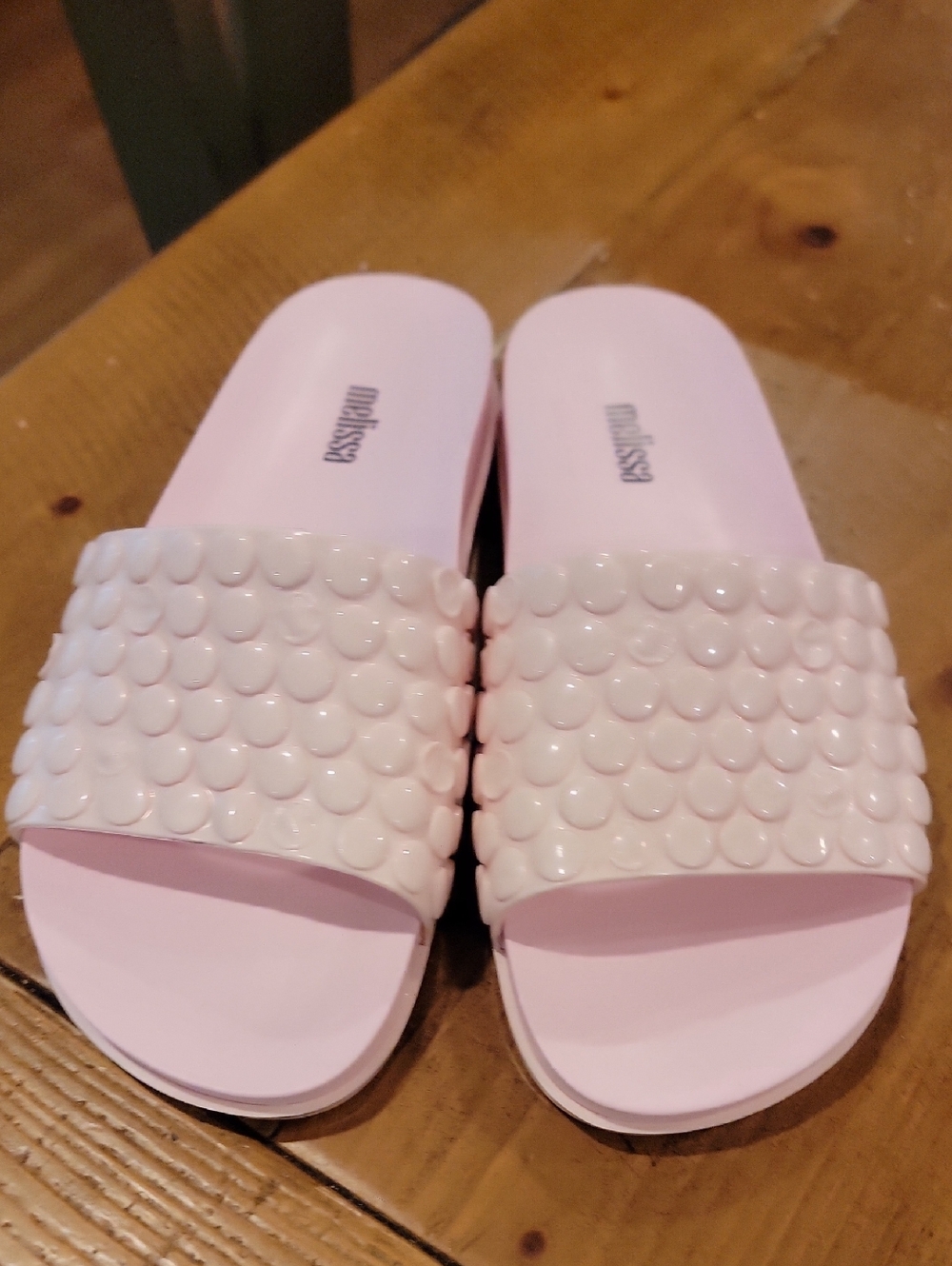 Melissa Shoes Polibolha Slide Pink Size 6 NWOB